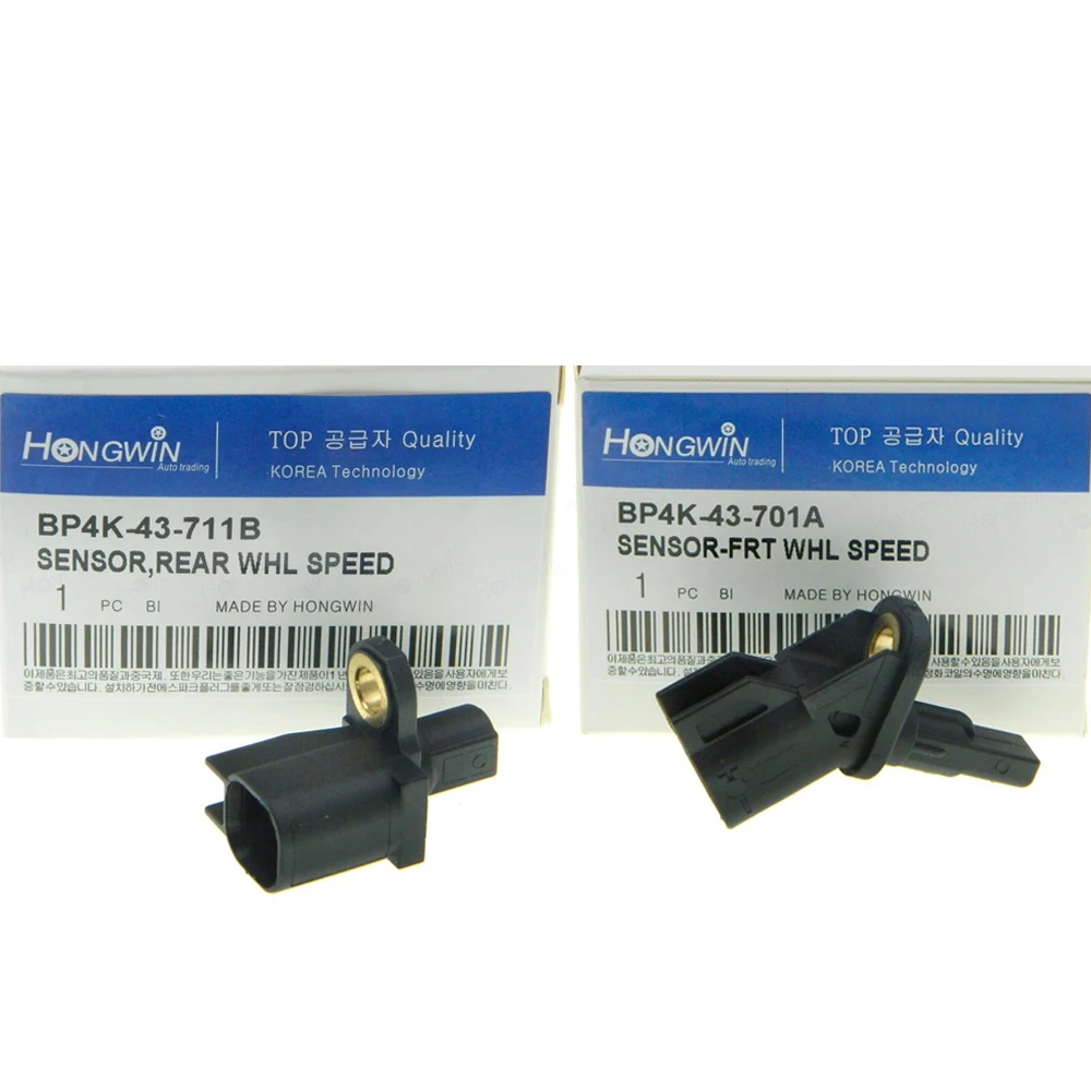 Z przodu z tyłu czujnik prędkości koła ABS dla Mazda 3 5 2004-2015 BP4K-43-701A BP4K-43-711A BP4K-43-711B 3M5T-2B372-AB 9475557