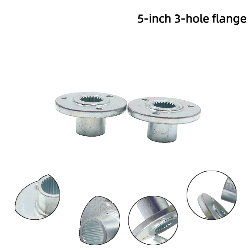 

ATV Accessories 5-Inch 3-Hole Hub Flange: Compatible with Front and Rear Axle Hub Seats