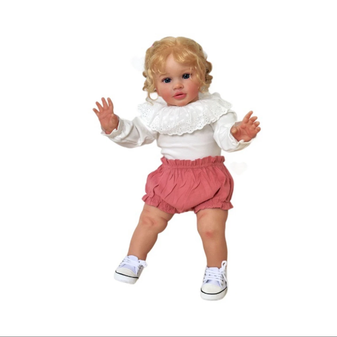 66cm Lalka Reborn Pippa Blondynka Księżniczka – Bardzo Miękkie Ciało, Delikatna Skóra i Błyszczące Oczy |   Uroczy prezent dla dziewczynek