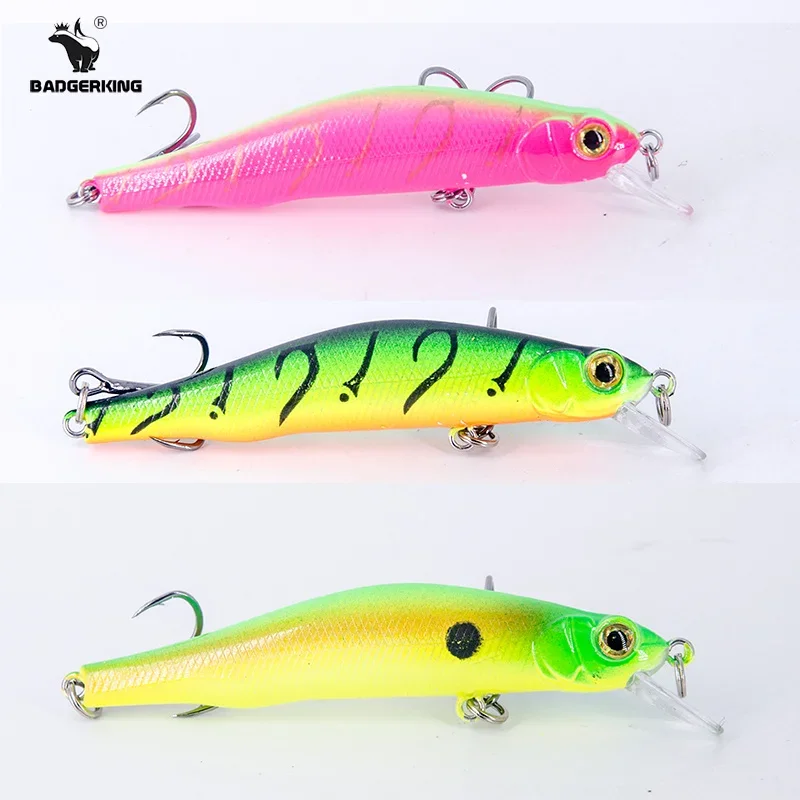 

9cm 8.8g fishing lure wobblers slide weight inside for far casting ABS artificial fake hard bait fishing bait for river fishing