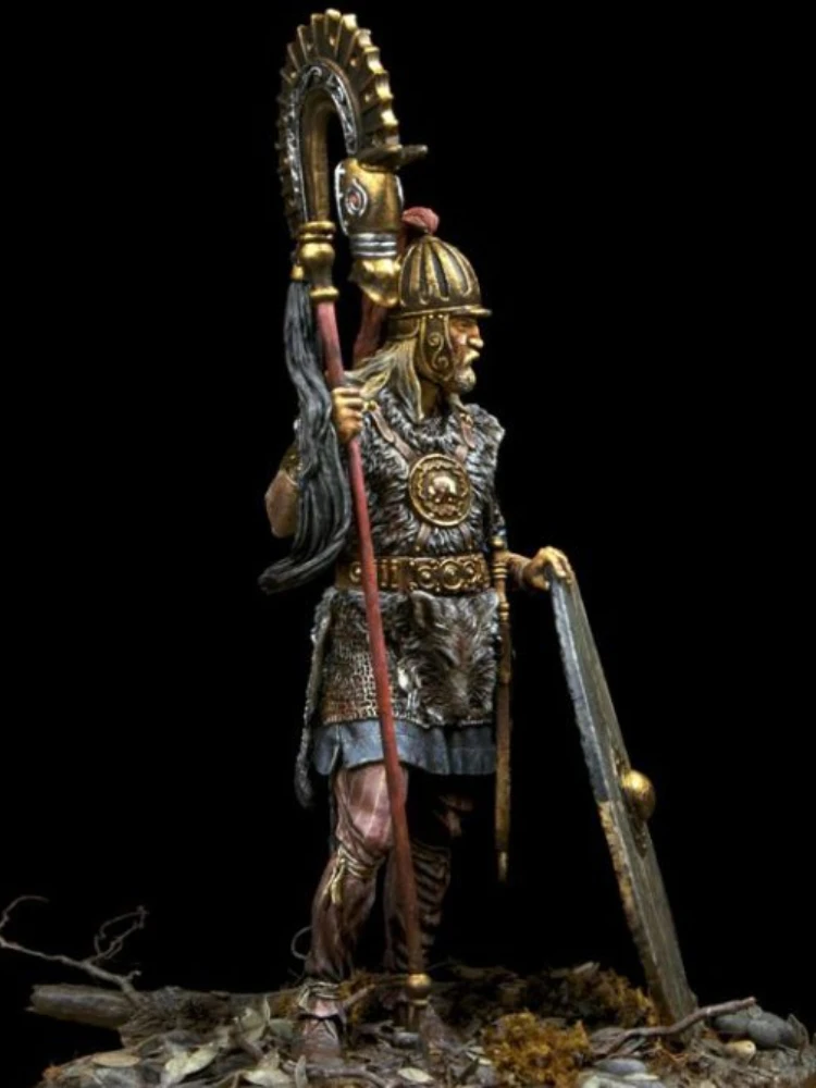 75mm (1:24) Resin Figure Model Kit Historical Figures Miniature Quadi Flag Bearer Diorama Unassembled & Unpainted Free Shipping
