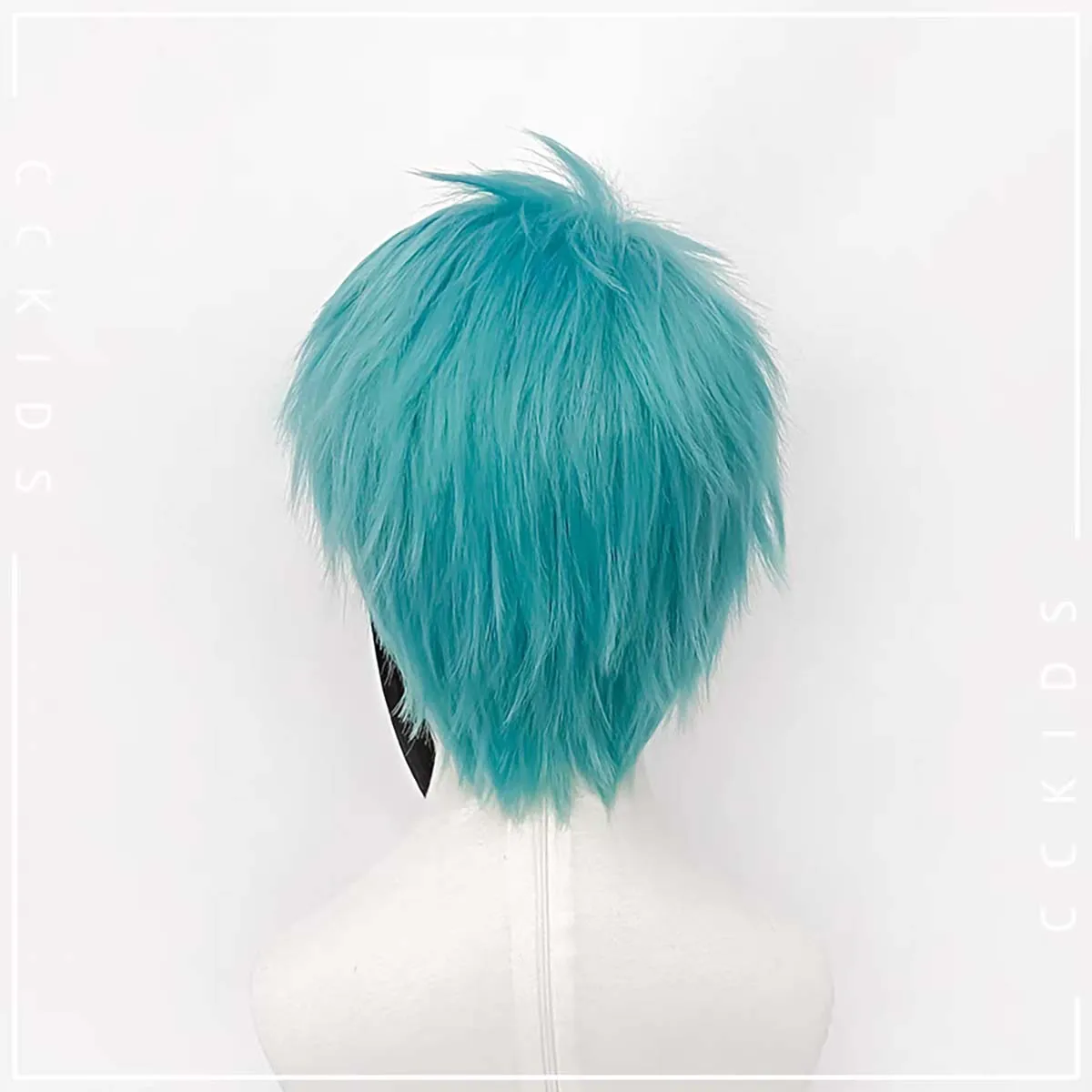 Game Twisted Wonderland Floyd Leech Blue Black Mixed Cosplay Wig For Men