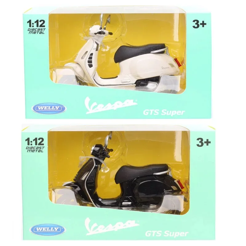 1/12 Willy Super GTS 2020 Pedal Simulation Static Motorcycle Model Collection Ornaments Children’s Gift Toys
