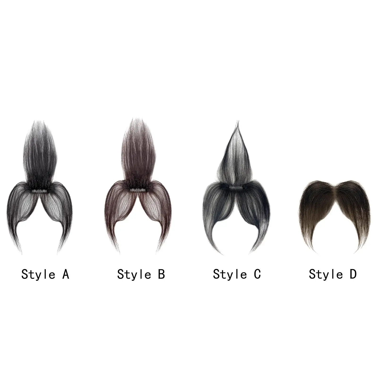 

Заколка для волос с челкой в воздушной челке Шиньон Бахрома Лоб Линия волос Синтетическая для повседневной носки Вечеринка Покупки Костюм Свадьба