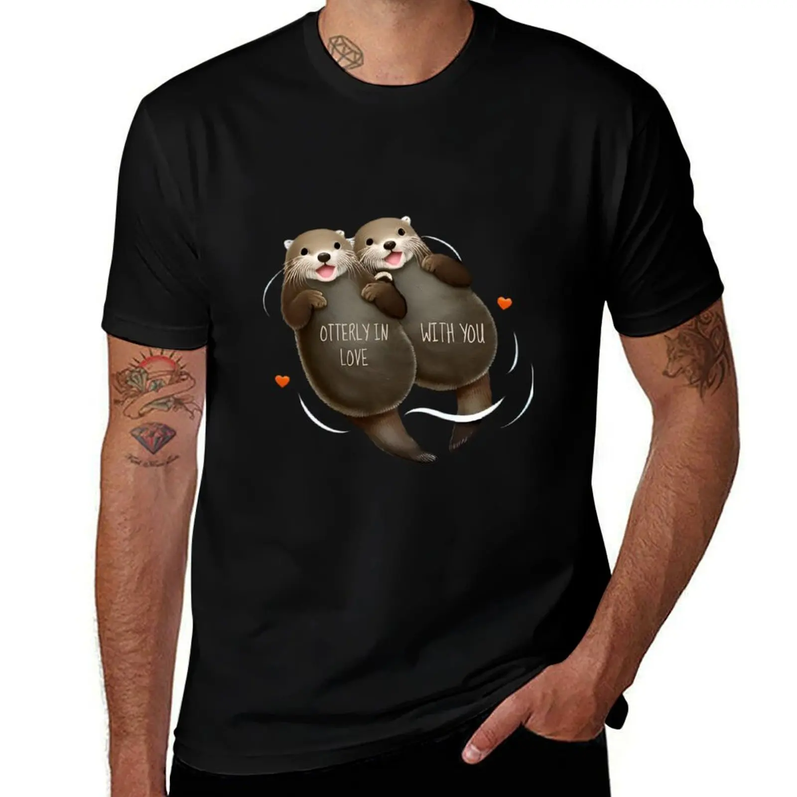 

Otterly in love with you T-Shirt customs design your own custom shirt blacks oversized t shirt men