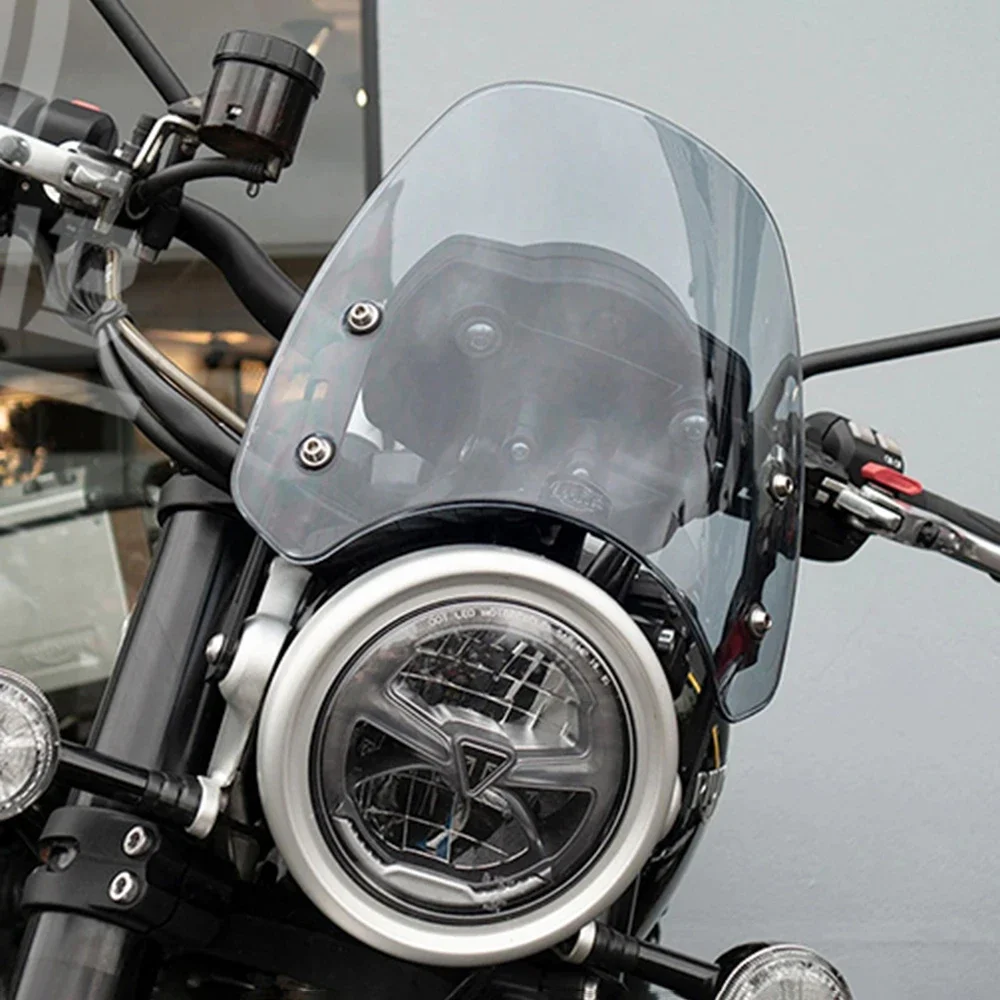 For Triumph Bonneville Scrambler 1200 XE XC BE 2019-2023 2021 2022 Windscreen Windshield Wind Deflector