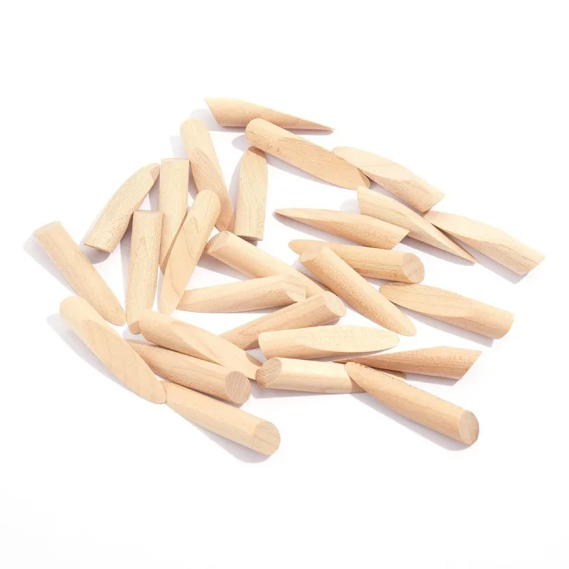 Precise Fit Size Cabinet Wood Plugs, 30 pcs, Carpentry Projects, Solid Wood Material for Cabinet Repair