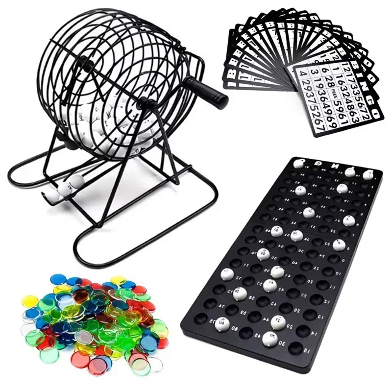 

A Machine de loterie de bingo en acier pour adultes, jeu société britannique, sweepstakes, divertissement pour la famille