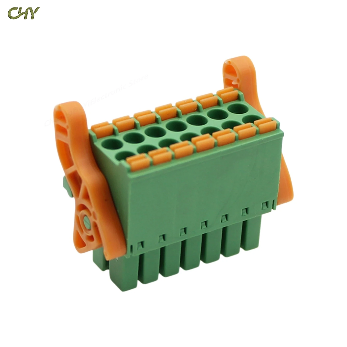 KF2EDGKSG-3.5mm Double Layer Green Spring Plug-in Terminal Block with Lever