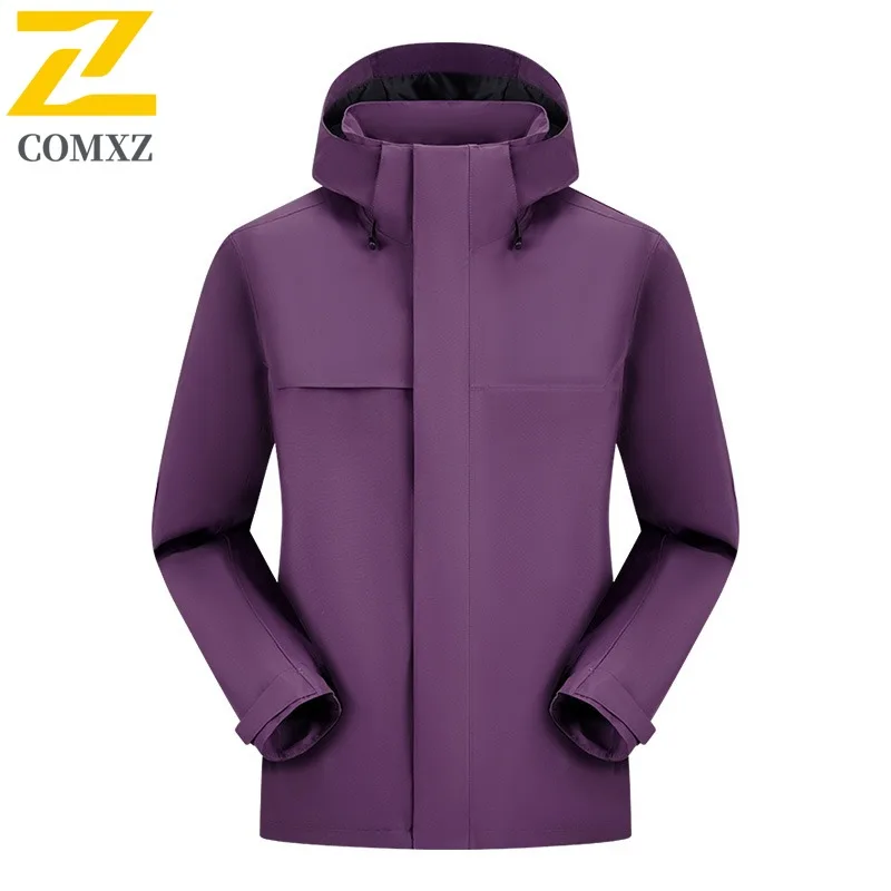 

COMXZ Men Mountaineering Jacket Cozy Outdoor Windproof Warm Parka Casual Street Fashion Cold Resistant Autumn Winter Coat