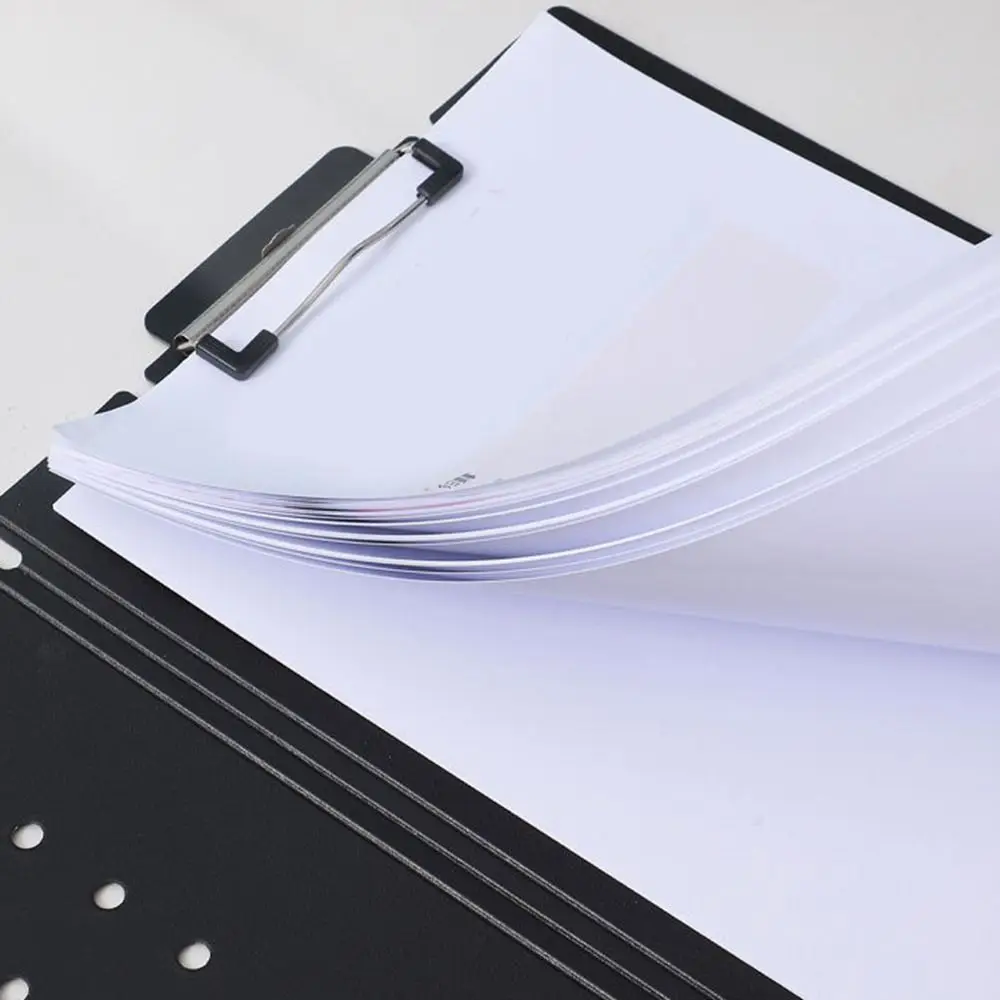 

Plastic Robot Shape Paper Clipboard Can Be Vertical Foldable Test Paper Storage Clip Large Capacity Writing Pad for Home