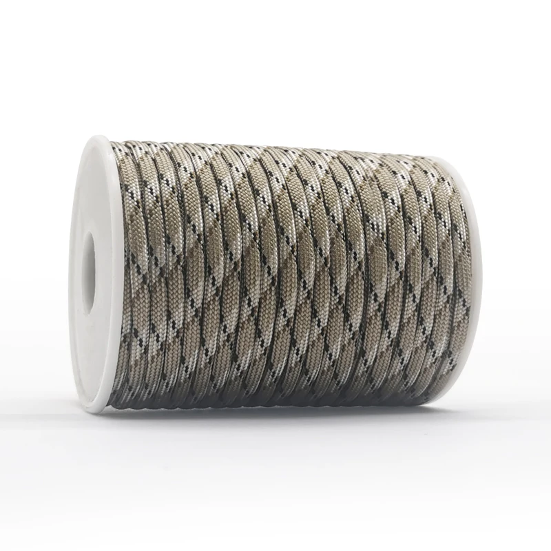 30M 550 Standard 7-Core Paracord Rope 4mm Outdoor Parachute Cord Survival Umbrella Tent Lanyard Strap