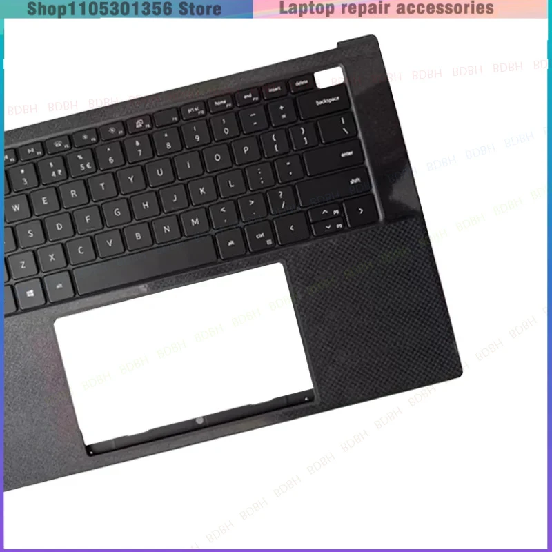New Original Laptop Case For XPS 15 9500 9510 Precision 5550 5560 Palmrest Upper C Cover Shell With US Backlit Keyboard Parts