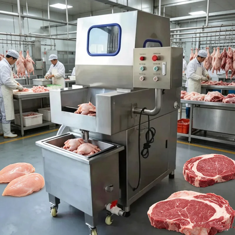 Industrial Meat Salmon Injection Machine Automatic Chicken Meat Brine Injector Meat Saline Injection Machine,Brine Injector OME