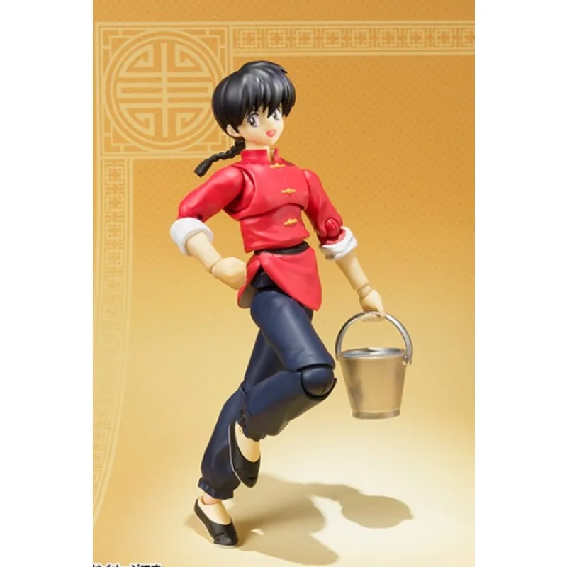 Stock Original Bandai S.H.Figuarts Saotome Ranma Hibiki Ryouga Shampoo Tendou Akane Authentic Action Animation Character Model