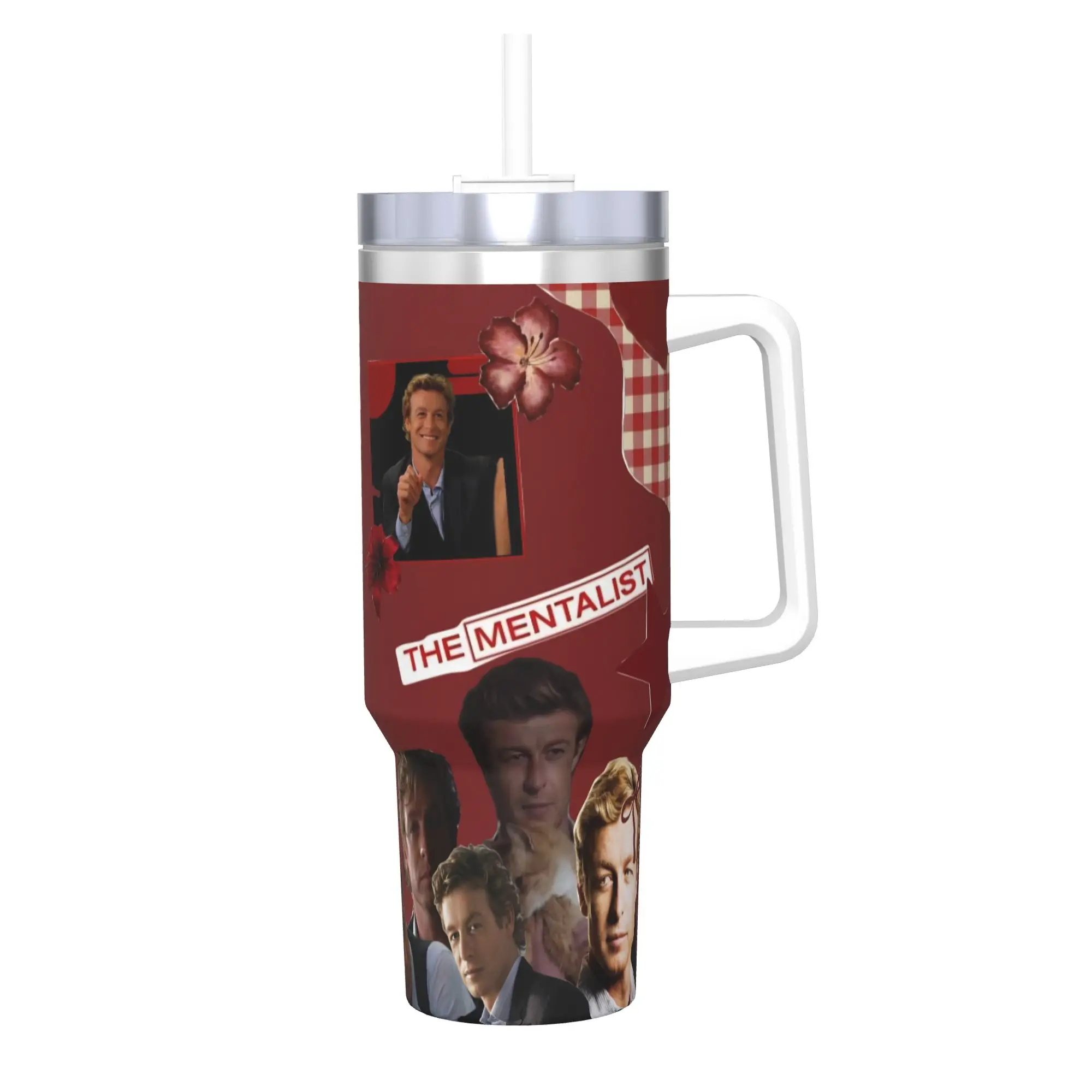 The Mentalists Tumbler 40oz Stainless Steel Double Wall Vacuum Insulated  Tumblers Cup With Straw