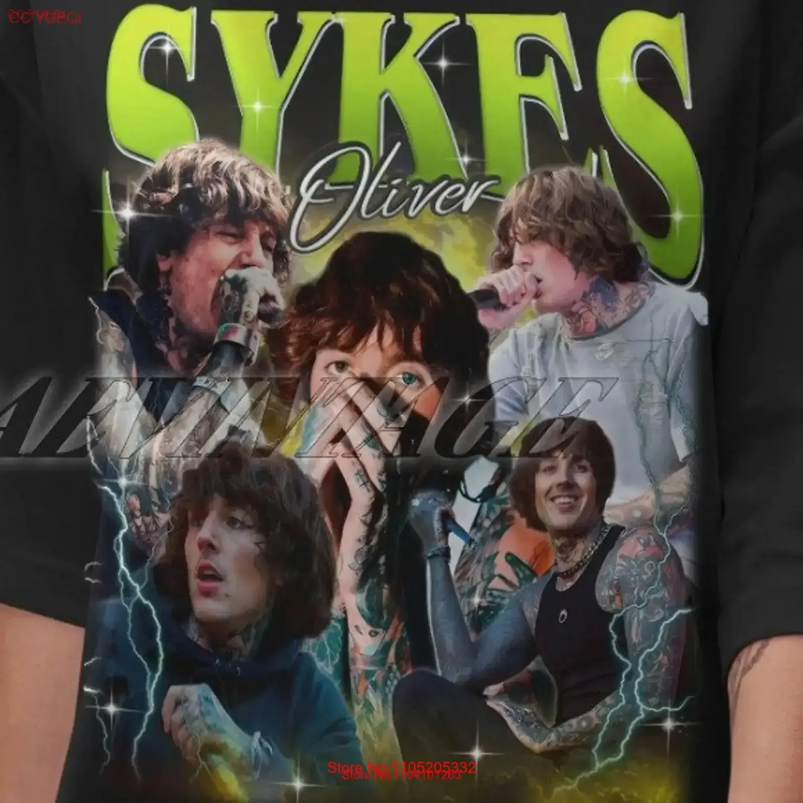 Oliver Sykes Retro 90s T Shirt Fan Homage Merch For Women and Man vintage Washed homme Stretched Unisex graphic Breathable