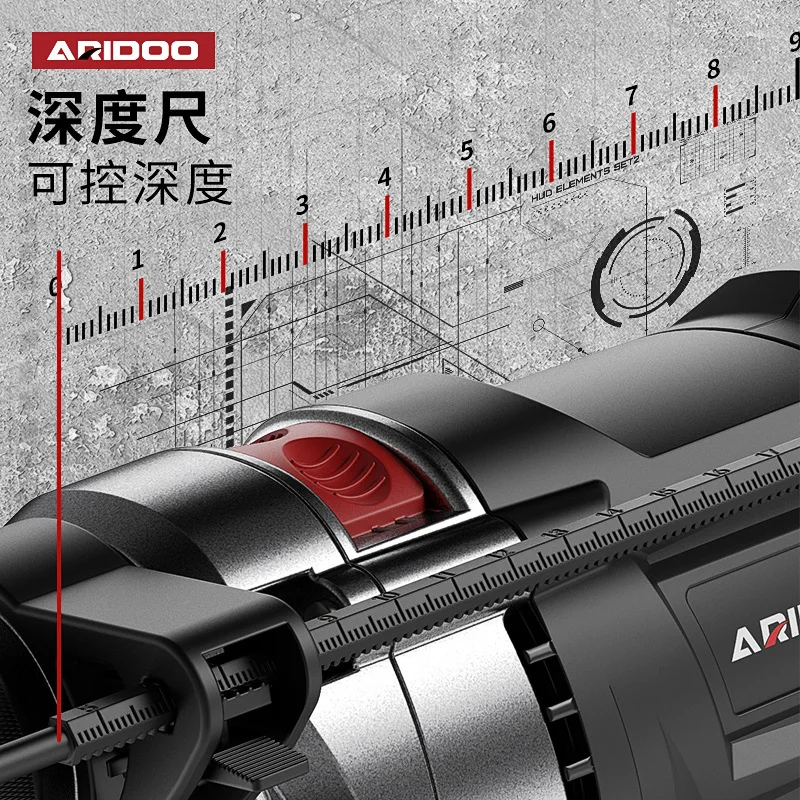 German impact drill household multi-function hand drill punching electric hammer dual-purpose electric conversion high-power imp