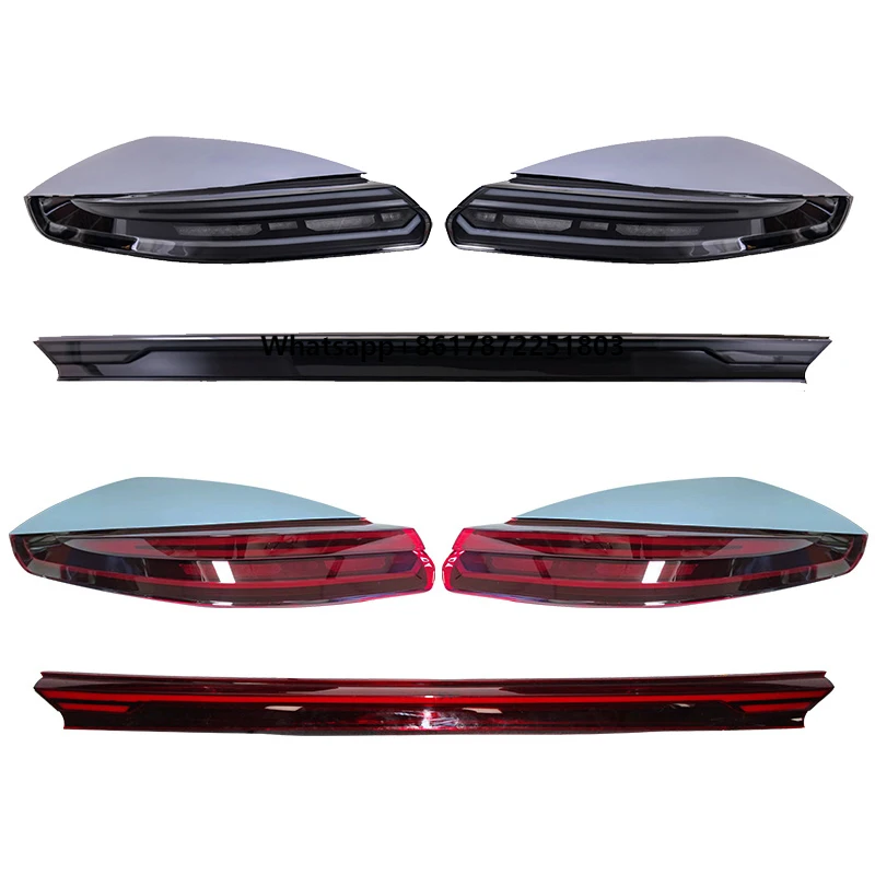 

For Porsche Panamera 970 Smoked Taillights 2014 2015 2016 970.2 LED Upgrade 971 Car Auto Parts Tail Light Through Taillight