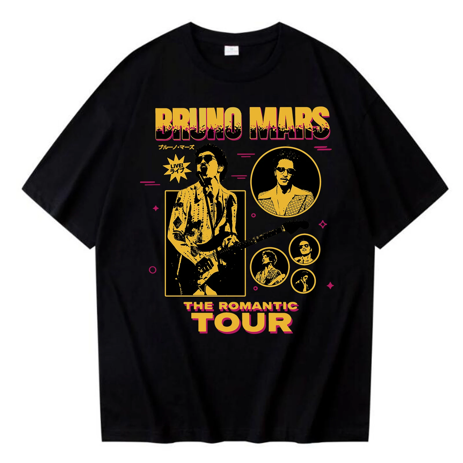 ブルーノ・マーズ ザ・ロマンティック・ツアー2026 Tシャツ 男女兼用