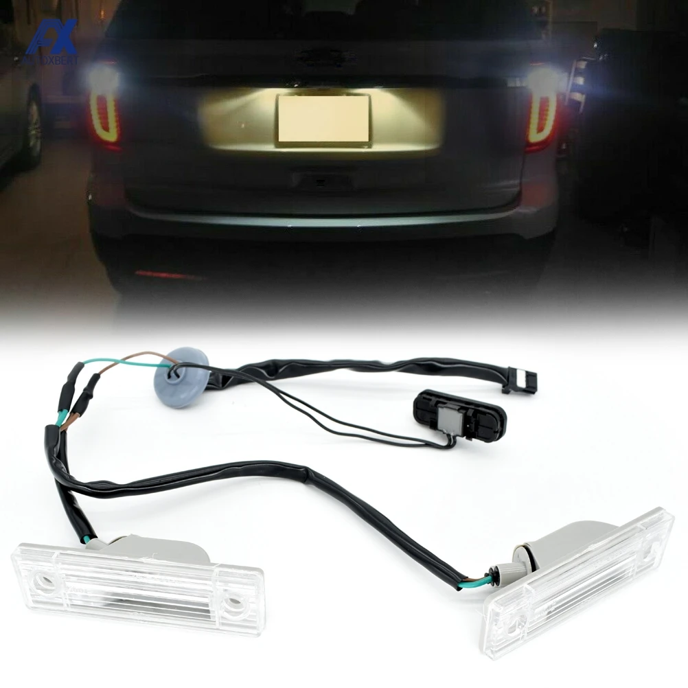 Lampa oświetlenia tylnej tablicy rejestracyjnej samochodu z przełącznikiem zwalniającym bagażnik Przycisk pokrywy bagażnika do Chevroleta Chevy Cruze Orlando 95961097