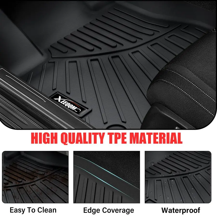 الحصير ل 2025 2026 BMW X3 فرش داخلي للسيارات والشاحنات مع مسند الظهر حصيرة جميع الأحوال الجوية TPE المطاط الطابق بطانة مجموعة البضائع بطانة ل 2025 2026 BMW X3 Ac