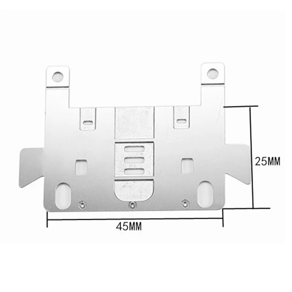 แผ่นแท่งกันชนด้านหน้าเป็นเกราะป้องกันแชสซีสแตนเลสสำหรับ C24 C14 WPL C24-1 1/16 mobil RC อุปกรณ์เสริมชิ้นส่วนอัพเกรด