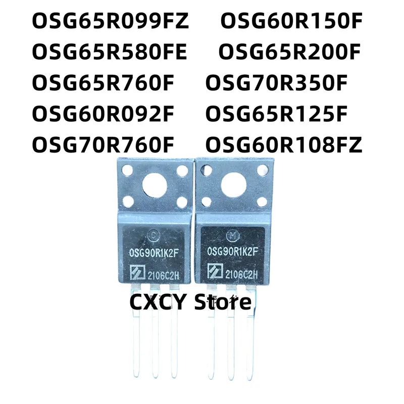 

10PCS OSG65R099FZ OSG65R580FE OSG65R760F OSG60R092F OSG70R760F OSG60R150F OSG65R200F OSG70R350F OSG65R125F OSG60R108FZ TO-220F