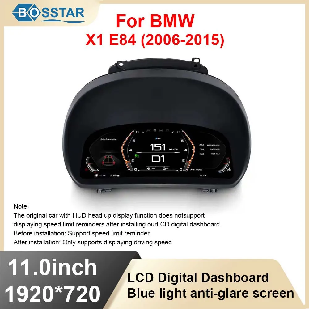 

Car LCD Digital Dashboard Cluster For BMW X1 E84 2009-2015 Instrument Panel Speedometer