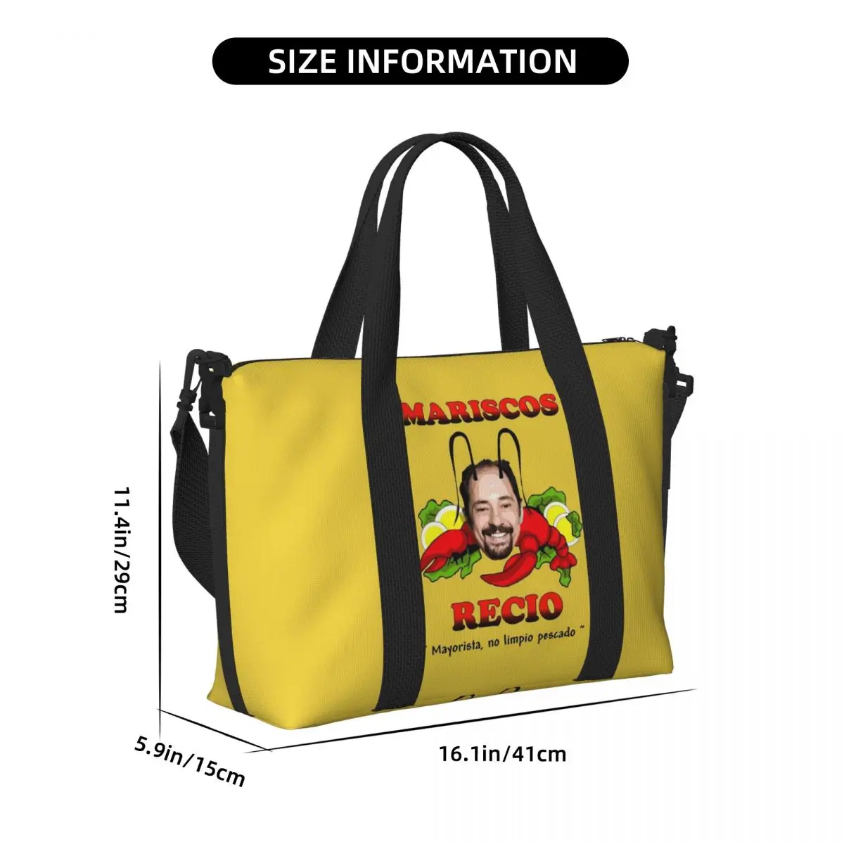 أنطونيو ريسيو حقيبة سفر الشاطئ سعة كبيرة حمل الحقائب لصالة الألعاب الرياضية النساء التسوق حقيبة كتف واق من المطر