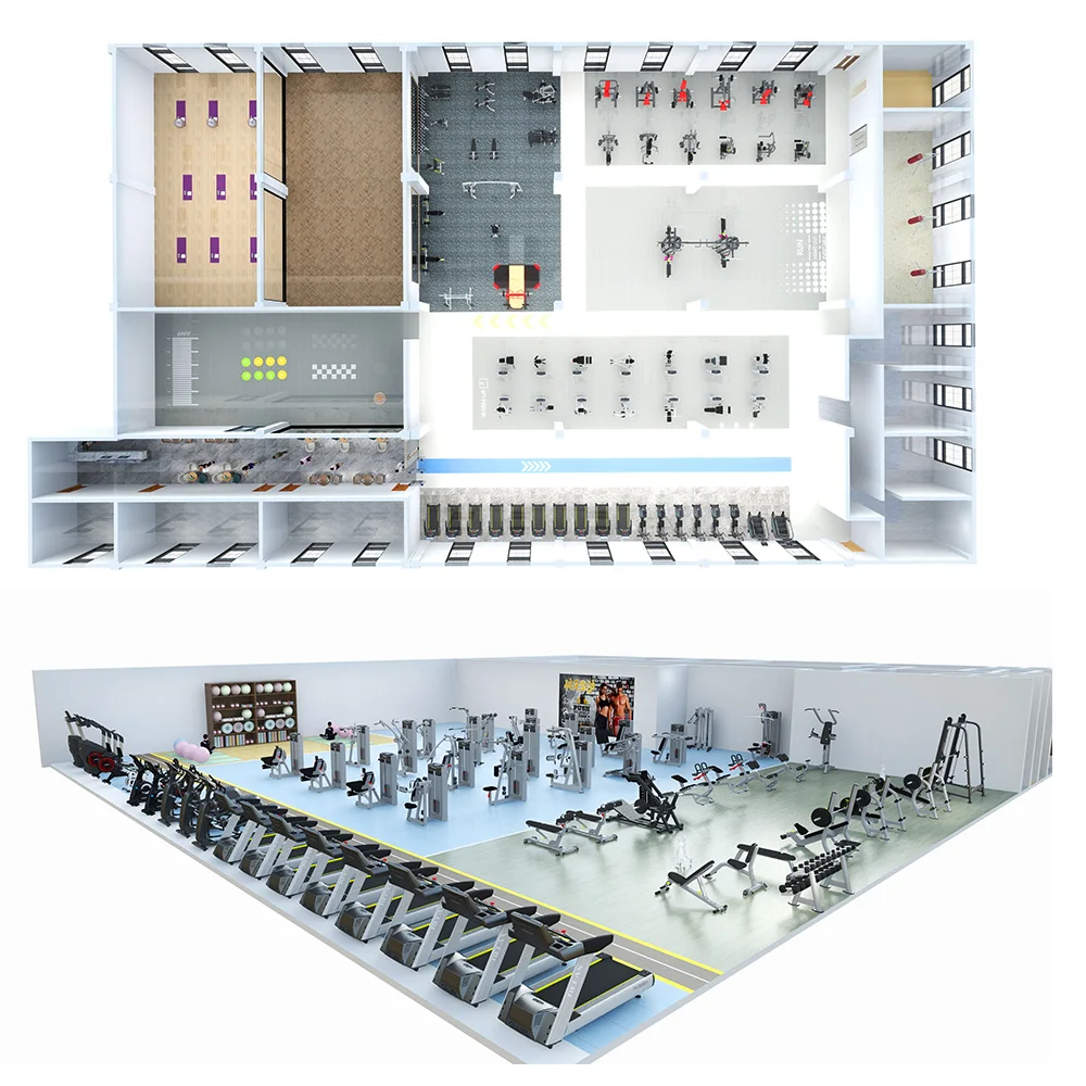 ลู่วิ่งไฟฟ้าจอ LCD ระดับไฮเอนด์สำหรับโรงแรม พร้อมอุปกรณ์ออกกำลังกายครบวงจรและโซลูชั่นสนับสนุนการฝึกคาร์ดิโอ