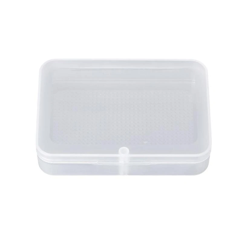 97QC Plastic rectangular transparente transparente almacenamiento almacenamiento recolección contenedores contenedores