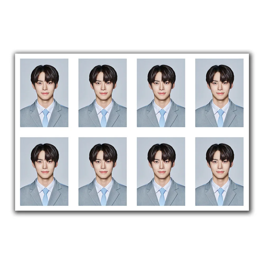 KPOP ZB1 One-Inch ID Photo Card ZEROBASEONE Wallet Photocard BOYS PLANET One-Inch Photo ZhangHao Ricky HanBin Matthew Fans Gifts