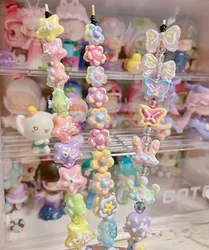 New Arrival Colorful Star Flower Bows Heart Mix Pattern Handmade Beads DIY Charms for Bracelet Girly Post Jewelry Material