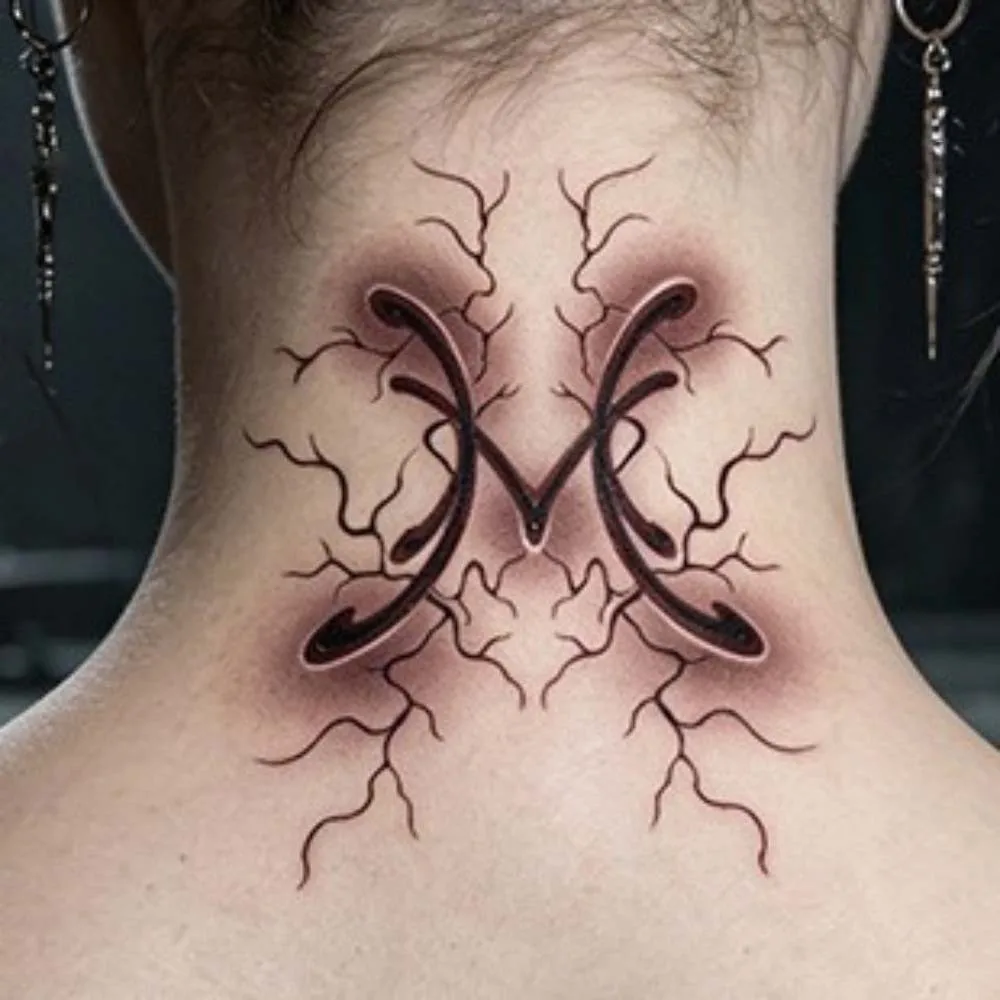 Waterproof Zodiac Signs Temporary Tattoo Virgo Pisces Scorpio Aries Taurus Gemini Gothic Chic Symbol Tattoo Cancer Leo Libra