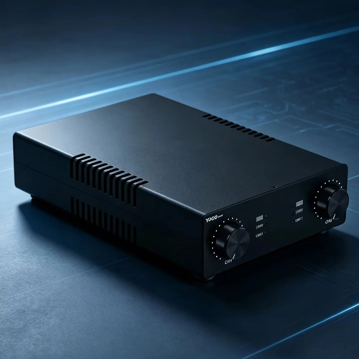 YJCO IRS2092 Dual Channel Power Amplifier Audiophile-grade High Power Professional 500W*2 Class D Amplifier Integrated Design