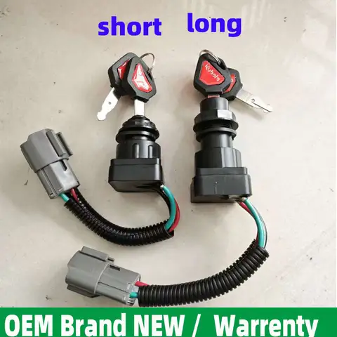 Fit for Kubota excavator universal ignition switch, ignition lock, key start switch, lock no chip, forU15 17 U20 U25 U30 35