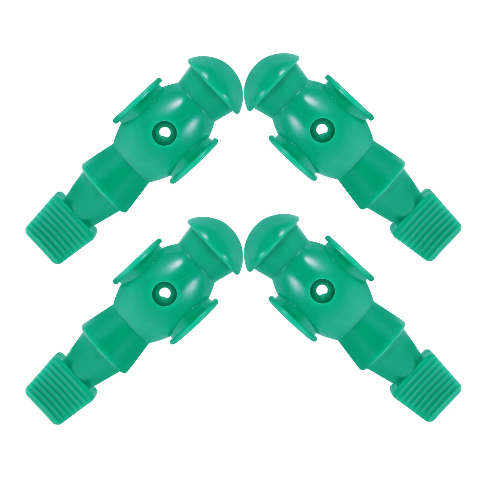 Conjunto de figuras de matraquilhos criativas, 4 unidades, substituição de resina, ergonômico, resistente, jogo de futebol