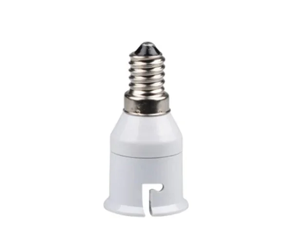 2pcs E14 to B22 Light Socket adapter CE Rohs EU LED CFL Chandelier E14 Lamp Base to Bayonet Bulb Holder B22 Converter Extender