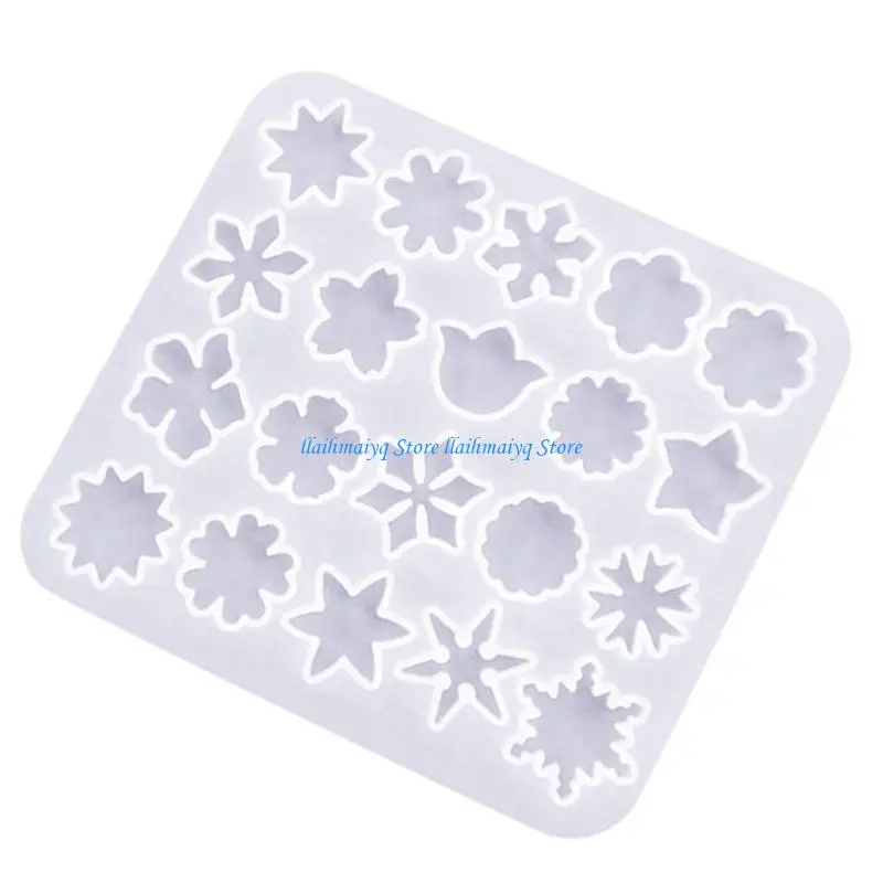 

573B Crystal Drop Earrings Creating Silicone Pendant Mold for Lovers