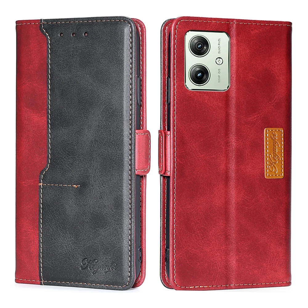 Magnetic Leather Phone Case for Motorola Moto G84 G54 G14 G73 G53Y G23 G72 G62 G52J G82 G52 G42 G32 G50 Flip Cover Wallet Case