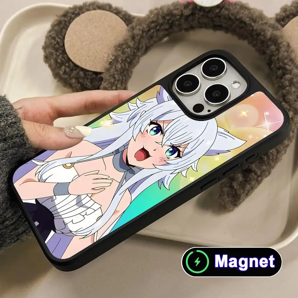

Anime Cute Fenrys Phone Case for iPhone 17 16 15 14 13 12 11 Air Pro Max Plus Matte Surface Magnet Cover