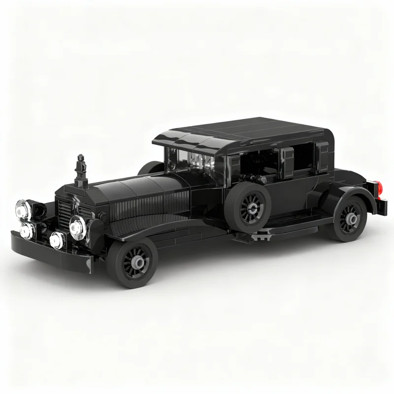 279 pièces MOC City Champions Super Car 1920S Gangster Model Technology DIY Assembly Building Blocks Display Birthday Gift Building