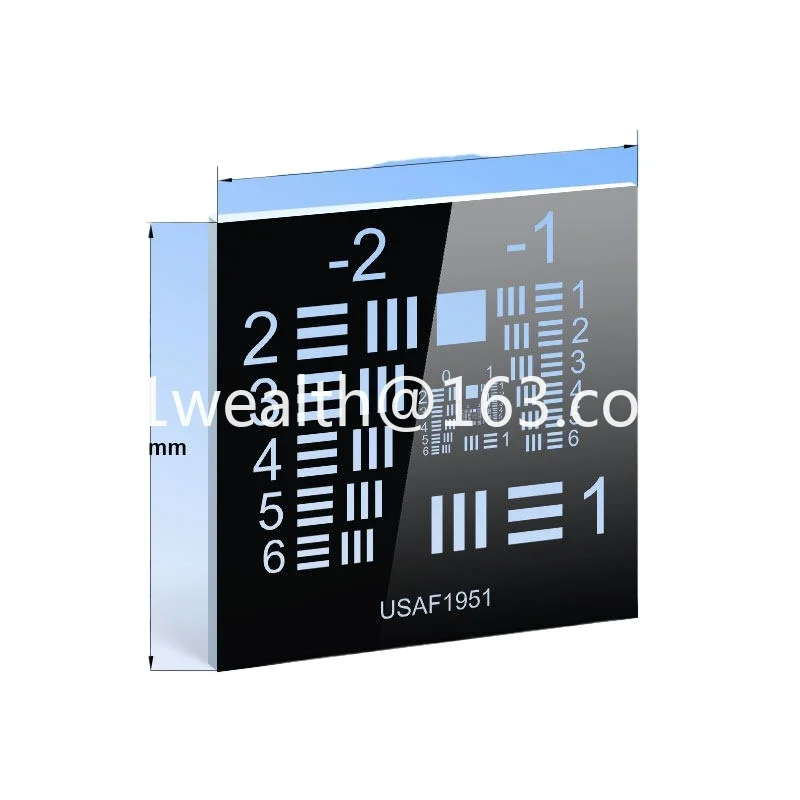 1951 military standard resolution test board space limit resolution test card 0-9 groups