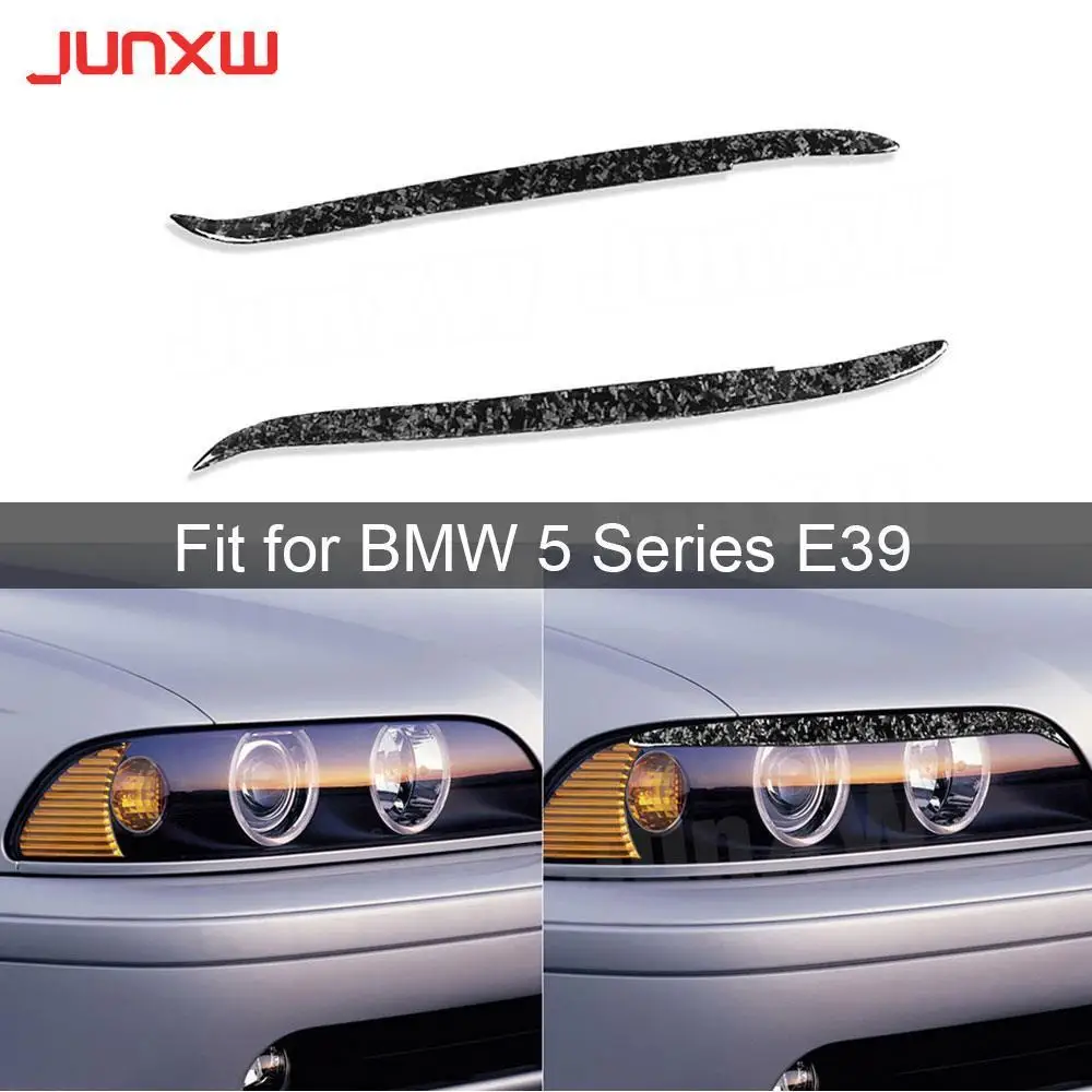 

Carbon Fiber Front Lamp Eyebrow Headlight Covers for BMW 5 Series E39 1997-2003 Front Lamp Eyelids Car Styling