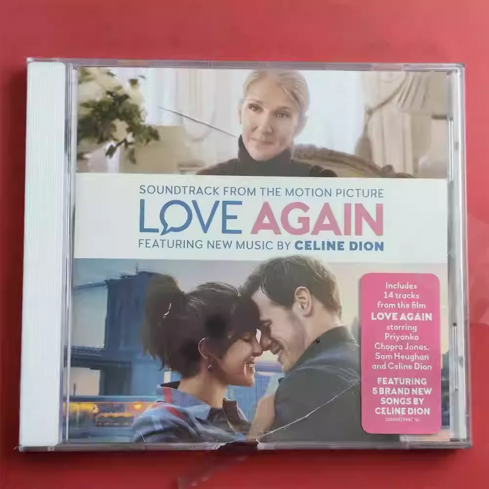 

Classic Pop Album Celine Dion Music CD Love Again (Soundtrack From The Motion Picture) Music Record Cosplay Soundtracks Box Gift