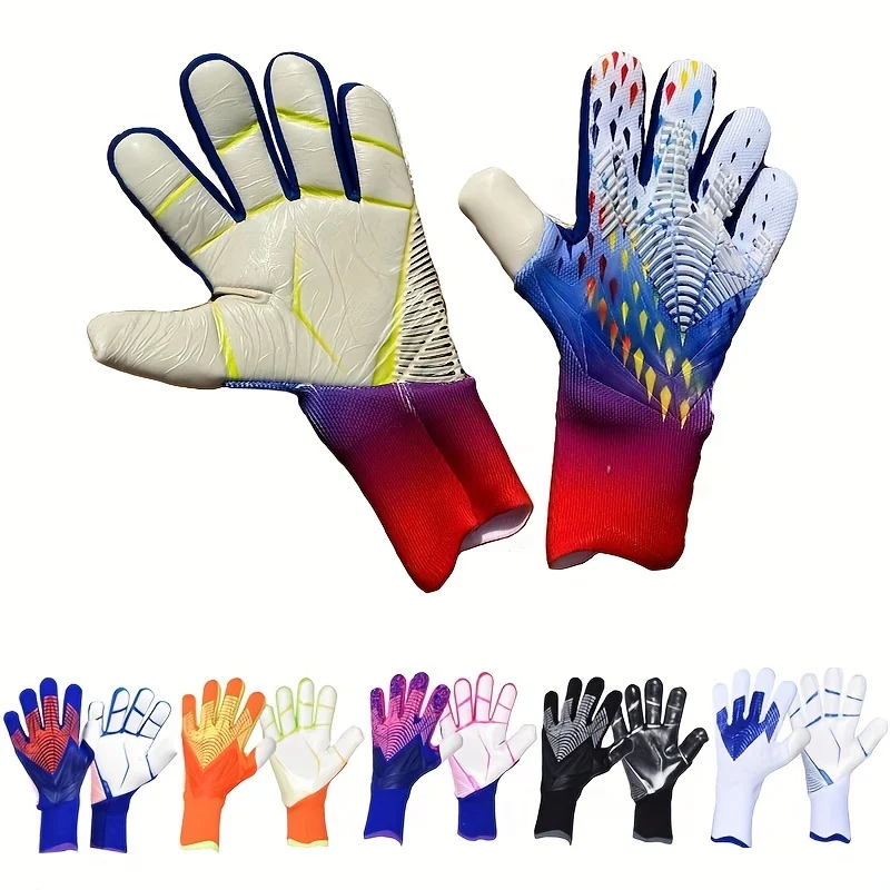 

High Performance Soccer Goalkeeper Gloves Strong Grip Breathable Comfortable Adult Youth Goalie Gloves Without Finger Protection