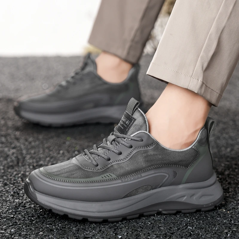 

Модные повседневные мужские кроссовки Мужская спортивная обувь на толстой подошве Удобная модная повседневная универсальная обувь