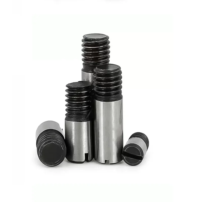 M4 M5 M6 M8 M10 45# Steel Outside Thread Solid Dowel Pins Slotted Positioning Roll Shaft Split Tail Cylindrical Pin