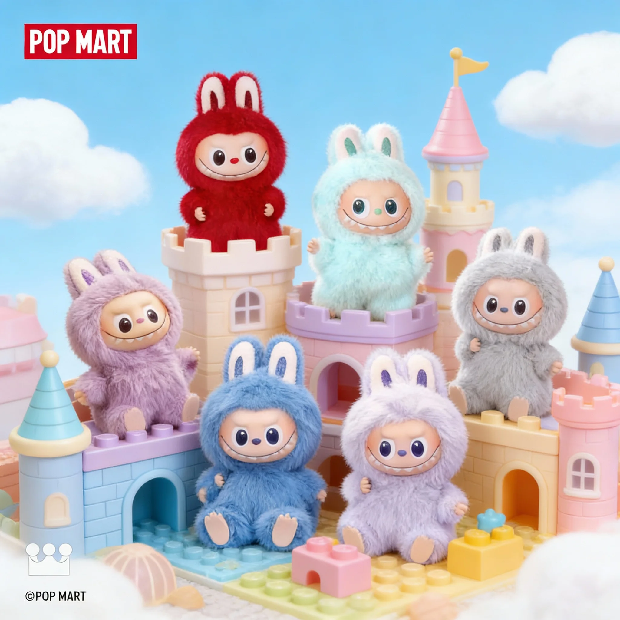 Peluche Labubu POP MART The Monsters Blind Box Giocattoli Morbidi Regalo per Ragazze